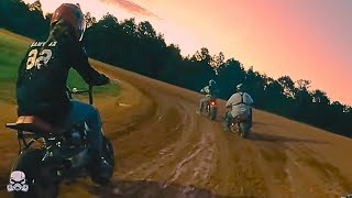 Mini Bike Race and Trail Ride with the Misfits at Masters motorplex [upl. by Esined57]