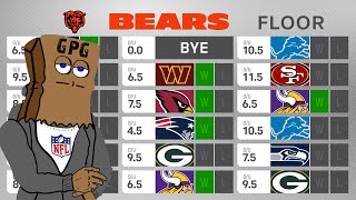 FULL Chicago Bears 2024 Preview Win Total Floor amp Ceiling [upl. by Peonir756]