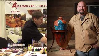 Alumilite TwoPart Epoxy and Urethane with Mike Faupel at Woodcrafts Trade Show 2019 [upl. by Anitnatsnoc]