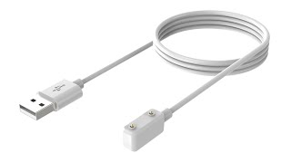 Product Preview White Wireless USBC Charge Cable for Galaxy Fit3 Smart Watch [upl. by Nairrod]