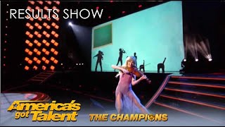 AGT Legend Lindsey Stirling with Alesha Dixons Golden Buzzer Silouettes SLAY [upl. by Sydalg]