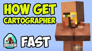 Minecraft How to Make CARTOGRAPHER villager 2024 [upl. by Malvia312]