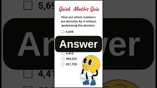 Math Quiz │The Answer at the End quizforchildren mathtrick numbertricks sharpbrain challenging [upl. by Cappella573]