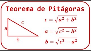 Teorema de Pitágoras  Explicación y ejemplos  RiveraMath [upl. by Nasas]