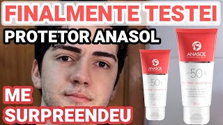 PROTETOR ANASOL FPS 50 TOQUE SECO Protetor Solar Facial [upl. by Roice]