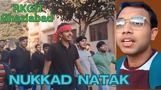 Aaj hua Nukkad Natak  ANDHVISHWAAS  By UNNAAN  RKGIT ghaziabhad [upl. by Kieryt82]