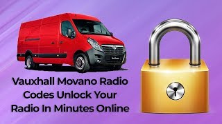 How To Find Your Vauxhall Movano Radio Code Online In Minutes [upl. by Aydne]