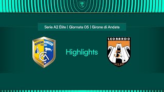 Modena CavezzoLeonardo 15  5ª giornata  Serie A2 Élite 20242025  Girone A  Highlights [upl. by Rekcut]