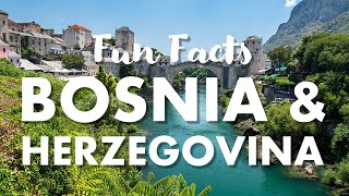 Fun Facts  BOSNIA AND HERZEGOVINA [upl. by Ycnay]