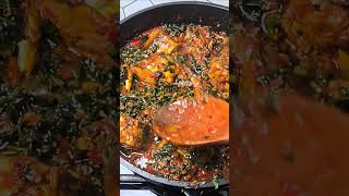 UGWU amp MACKRELL SAUCE fypシ゚viral food cookingmethod foodie [upl. by Yerok838]