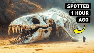 Huge DeepSea Creature Found on Beach What Lurks Beneath the Abyss [upl. by Ardnic]