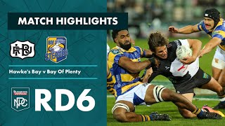 RD 6 HIGHLIGHTS Hawkes Bay v Bay of Plenty Bunnings NPC 2023 [upl. by Player]