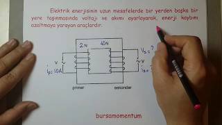 10 dakikada transformatörler konu anlatımı [upl. by Eerahs]