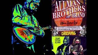 The Allman Brothers Band  Dreams Stony Brook 091971 [upl. by Munson]