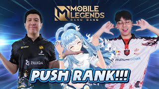 【Mobile Legends Bang Bang】 Dipaksa main sama bapakbapak WindahBasudara LuthfiHalimawan [upl. by Valerye]