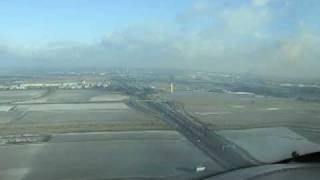 KLM Boeing B747400 Landing Amsterdam Schiphol Cockpit view [upl. by Ancilin]