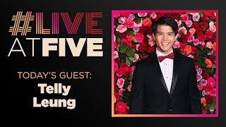 Broadwaycom LiveatFive with Telly Leung of ALADDIN [upl. by Nonek]