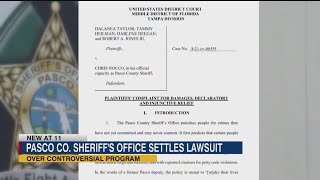 Pasco County Sheriffs Office reaches settlement in predictive policing case [upl. by Legyn]