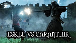 The Witcher 3 Wild Hunt  Eskel vs Caranthir [upl. by Parnas]