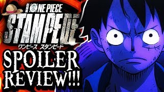 One Piece Stampede SPOILER REVIEW [upl. by Silma]