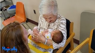 108yearold greatgreatgrandmother meets her greatgreatgrandbaby for 1st time [upl. by Kal]