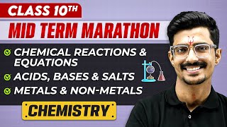 Complete CBSE Chemistry  Class 10th  MID Term in One Shot  Marathon Series 🔥 [upl. by Ahsaelat]