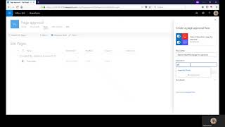 Page Approvals demo in SharePoint Online [upl. by Ballou]