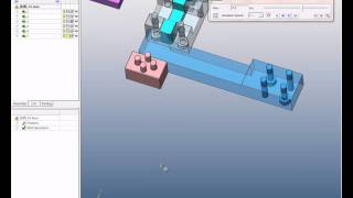 Cimatron E10 Mold opening Catalog Motion Analysis [upl. by Netsrijk317]