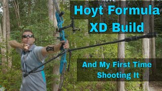 Hoyt Formula XD Riser Build And First Shots  Olympic Recurve [upl. by Ijat]