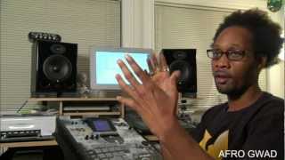 RZA IN STUDIO FOR AFRO SAMURAI RESURRECTION HIGH DEFINITION 1080P [upl. by Ahsenwahs]