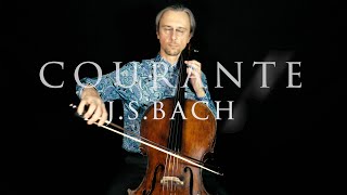 JS Bach Courante from G Major Suite for Cello Solo No 1 BWV 1007  How to Play Cello [upl. by Darius]