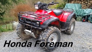 The new project Honda foreman 450 atv first look cold start [upl. by Angelico]