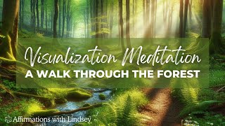 5 Minute Guided Imagery Meditation  Forest Walk Visualization  Brain Health  Reduce Stress [upl. by Ignacio]