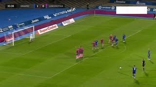 Bruno Petkovic Amazing Freekick Goal Dinamo Zagreb vs NK Lokomotiva Zagreb 51 Highlights [upl. by Marte936]