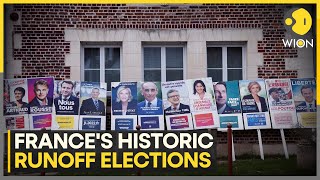 French Elections 2024 National Rally likely to fall short of majority Polls  World News  WION [upl. by Netti]