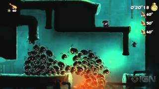 Rayman Legends Walkthrough 20000 Lums Under the Sea  The Deadly Lights Invasion [upl. by Ecile651]