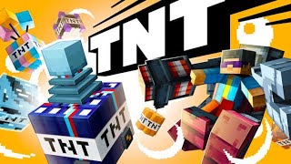 I CREATED AND DESTROYED GIANT BUILDS WITH TNT IN MINECRAFT [upl. by Madai]