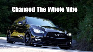 Q50 Gets New Wheels and Tires  It Looks TOTALLY Different [upl. by Lleynad17]