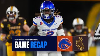 No 12 Boise State DEFEATS Wyoming clinch spot in MWC title game  Game Recap [upl. by Sadick]