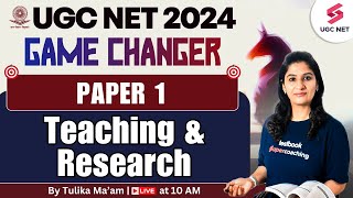 UGC NET 2024 Paper 1 Revision Teaching amp Research  Paper 1 Top PYQs Part 1  Tulika Mam [upl. by Yesnik165]