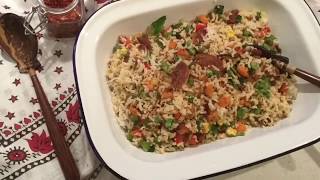 Salted Fish Fried Rice  quotDiriz Frire Poisson Salequot [upl. by Dibri]