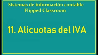 Alicuotas del IVA [upl. by Githens]