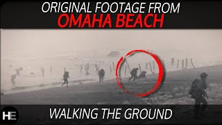 ORIGINAL FOOTAGE  Omaha Beach Assault Wave  WN60 and the German Defenders  Normandy WW2 [upl. by Haney865]