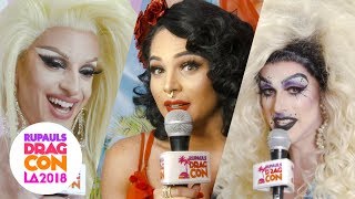 Who is Your Instagram Crush at RuPauls DragCon LA 2018 [upl. by Lasser307]