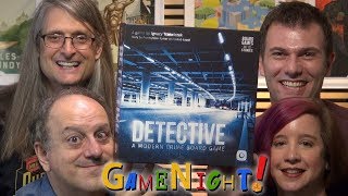 Detective A Modern Crime Board Game  GameNight Se6 Ep10  How to Play and Playthrough [upl. by Beall]