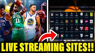 The BEST NBA Streaming Sites to WATCH LIVE BASKETBALL FREE [upl. by Almund]