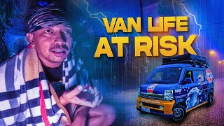 IS IT TOO RISKY  Van Life Cancelled by Typhoon Kristine [upl. by Urian]