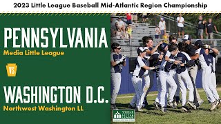 WALKOFF HR TO WILLIAMSPORT  2023 Little League Baseball MidAtlantic Region Championship [upl. by Okime389]