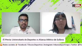 🔴 EN VIVO  Universitario de Deportes vs Alianza Atlético de Sullana previa [upl. by Kcirdek]