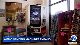 Company behind ammo vending machines plans to expand in more states including CA [upl. by Bruner]